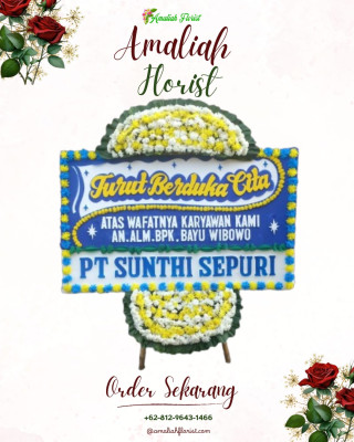 Papan Bunga Duka di Sutojayan